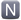 letter N